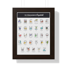 Load image into Gallery viewer, Un Abecedario Español Framed Poster