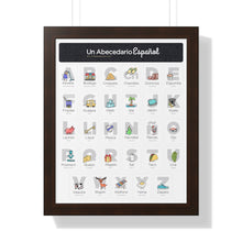 Load image into Gallery viewer, Un Abecedario Español Framed Poster