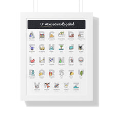 Load image into Gallery viewer, Un Abecedario Español Framed Poster