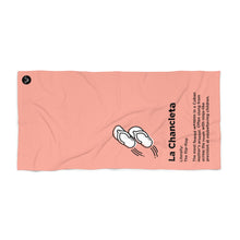Load image into Gallery viewer, La Chancleta Beach Towel