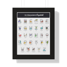Load image into Gallery viewer, Un Abecedario Español Framed Poster
