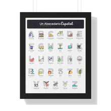 Load image into Gallery viewer, Un Abecedario Español Framed Poster