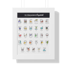 Load image into Gallery viewer, Un Abecedario Español Framed Poster