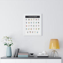 Load image into Gallery viewer, Un Abecedario Español Framed Poster