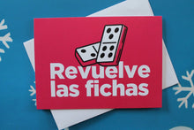 Load image into Gallery viewer, Latin Greeting Card: Revuelve las Fichas